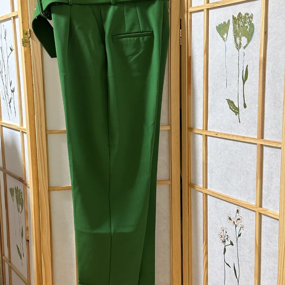ZARA PANTS WITH FABRIC-COVERED BELT - Picture 5 of 5